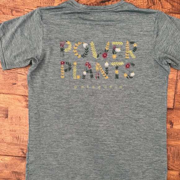 Patagonia Capilene Cool Daily 2 Tees Graphic Power Plants Women's Size XS S - Picture 4 of 10